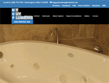 Tablet Screenshot of myguyplumbing.net